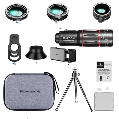 Mobile Phone Telephoto Lens Wide-Angle Telephoto