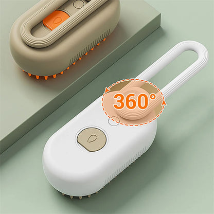 Cat Steam Brush Steamy Dog Brush 3 In 1 Electric Spray Cat Hair Brushes